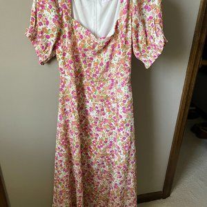 Pink Lilley Floral Dress